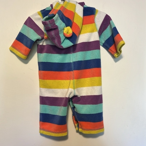 Baby Boden Towelings Multicolor Hooded Romper Unisex 0-3 months - Picture 2 of 5